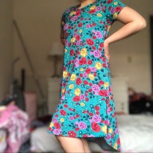 Floral high low dress